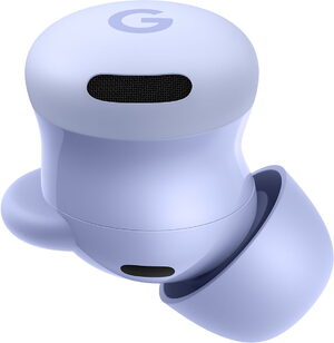 Google Pixel Buds 2a paars earbuds buitenkant