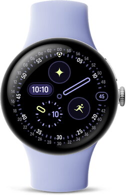 Google Pixel Watch 4 41mm zilver blauw band