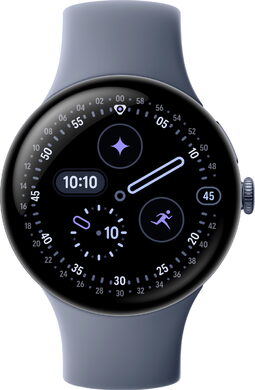 Google Pixel Watch 4 45mm grijs sportband grijs