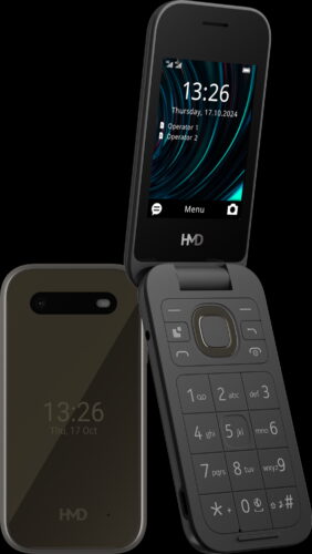 HMD 2660 Flip black overview HMD 2660 Flip black overview