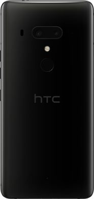 HTC u12 plus zwart achterkant