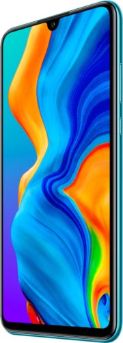 Huawei P30 lite blau Vorderseite rechte Seite