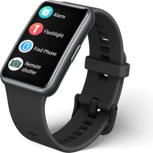 Huawei Watch Fit New black front right side closed