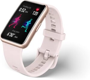 Huawei Watch Fit New pink front right side