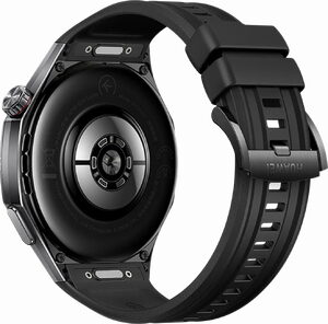 Huawei Watch GT 6 Pro 46mm zwart achterkant rechterzijkant
