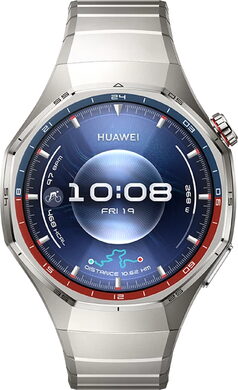 Huawei Watch GT 6 Pro 46mm zilver titanium band