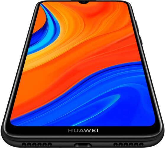 Huawei Y6s zwart voorkant onderkant