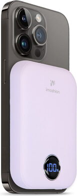 imoshion magsafe powerbank 10000 mah lila violett