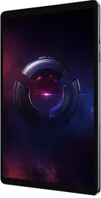 Lenovo Legion tab 3rd gen zwart voorkant rechterzijkant