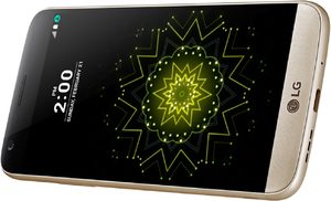 LG G5 SE gold flipped