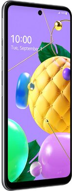 LG K52 white front left side