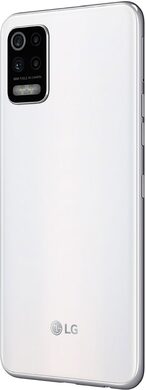 LG K52 white back left side