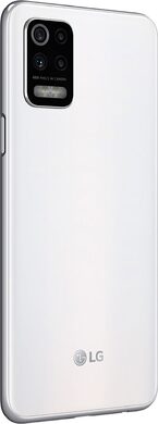 LG K52 white back right side