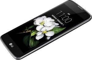 LG K7 black right side tilted ed