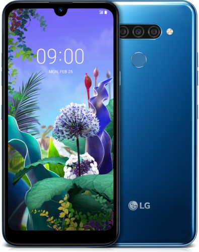 LG Q60 blue overview