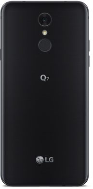 LG Q7 zwart achterkant