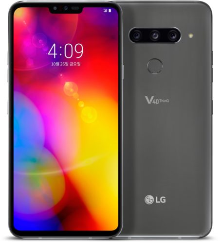 LG V40 ThinQ overzicht grijs