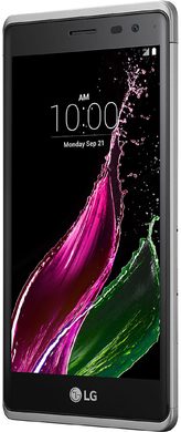 LG Zero silver front right side