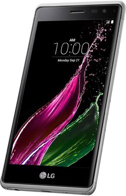 LG Zero silver front right side tilted ed