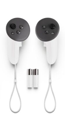 Meta Quest 3S weiß controllers