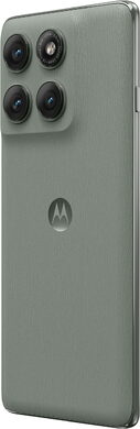 Motorola edge 60 pro groen achterkant linkerzijkant