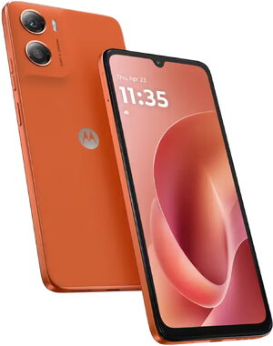 Moto rola Moto G06 orange Übersicht