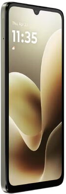 Moto rola Moto G06 Power bruin laurel oak voorkant linkerzijkant