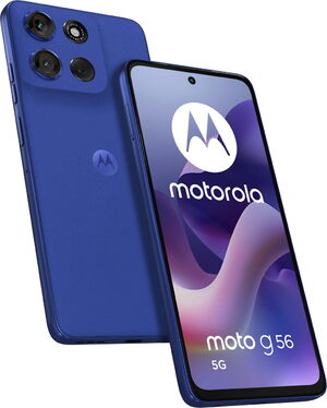 Moto rola Moto G56 5G blue overview