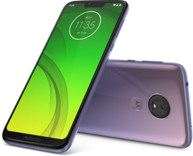 Moto rola Moto G7 Power paars overzicht