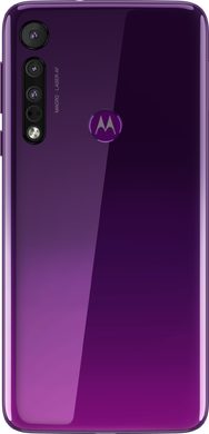 Motorola One Macro purple back