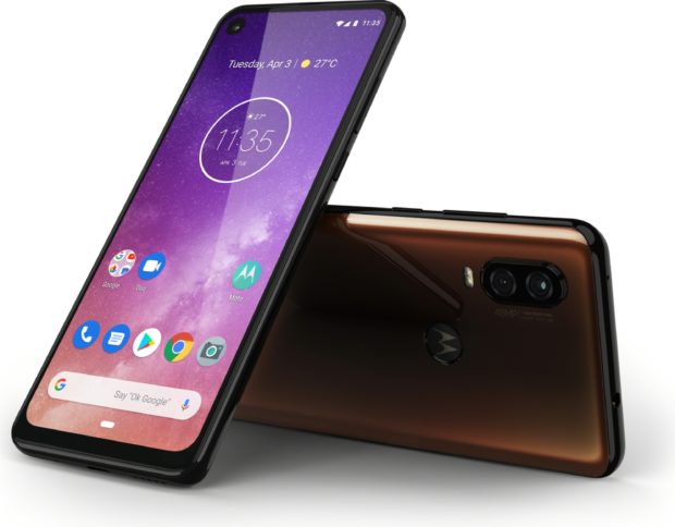 Motorola One Vision overzicht brons