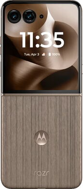 Motorola razr 60 ultra brown out side opened