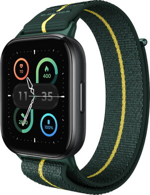 Motorola Watch Fit green front right side