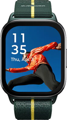 Motorola Watch Fit green watchface 4