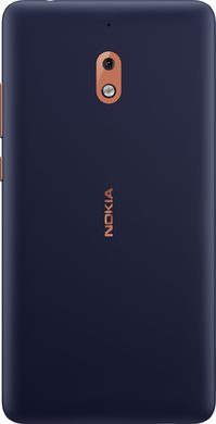 Nokia 2 1 blue copper back