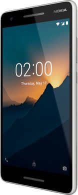 Nokia 2 1 silver front right side