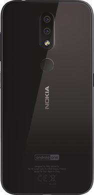 Nokia 4 2 achterkant zwart