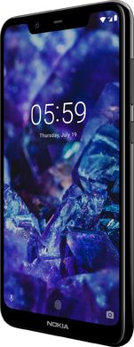 Nokia 5 1 nero copertina frontale lato destro