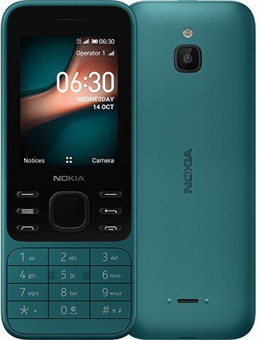 Nokia 6300 4G groen overzicht