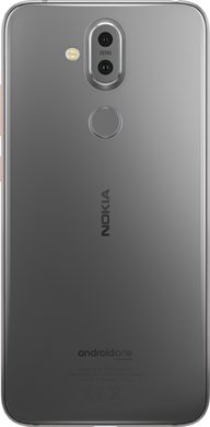 Nokia 8 1 grijs achterkant