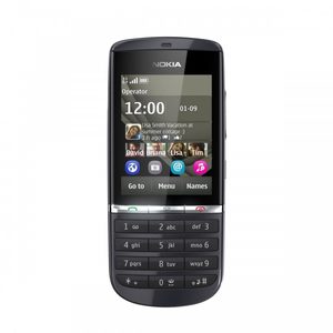 Nokia Asha 300 front black