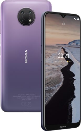 Nokia G10 paars overzicht