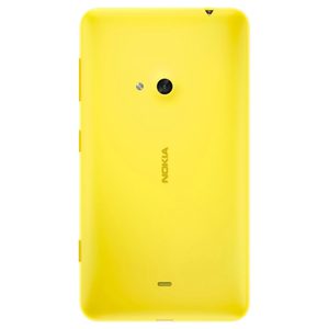 Nokia Lumia 625 yellow back