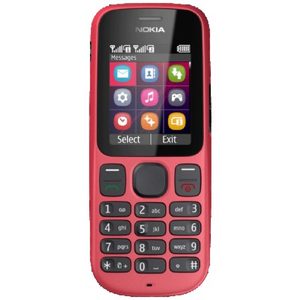 Nokia 101 coral rojo tapa delantera