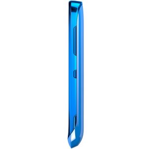 Nokia Lumia 610 cyaan zijkant rechterzijkant