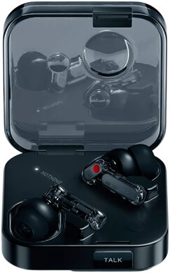 Nothing ear 3 zwart case geopend