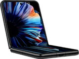 nubia Flip 2 5G zwart binnenkant half geopend