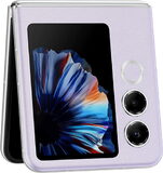 nubia Flip 2 5G paars voorkant linkerzijkant half geopend