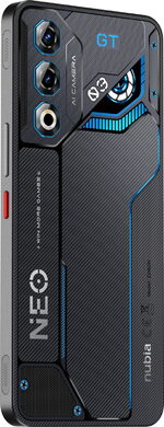 nubia Neo 3 GT 5g zwart achterkant rechterzijkant