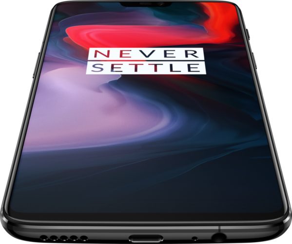 OnePlus 6 mirror schwarz Vorderseite Unterseite